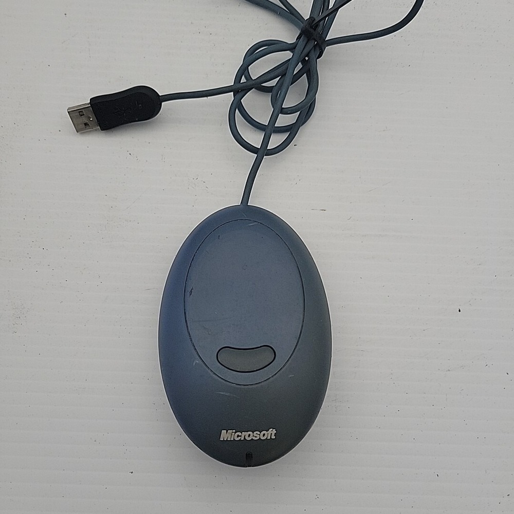 Microsoft Wireless Optical Mouse Blue Receiver X08-79294 USB/PS2